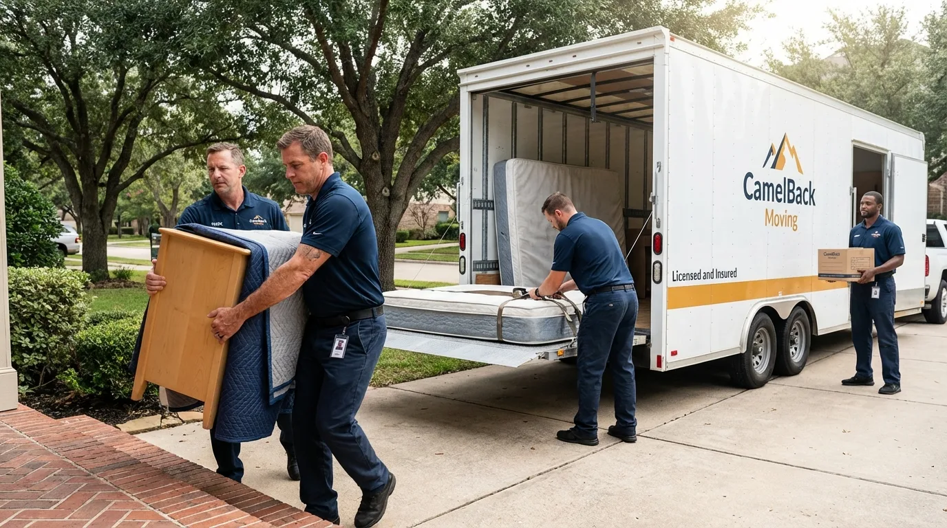 Crew loading residential truck for cross-state move from Lodi, NJ